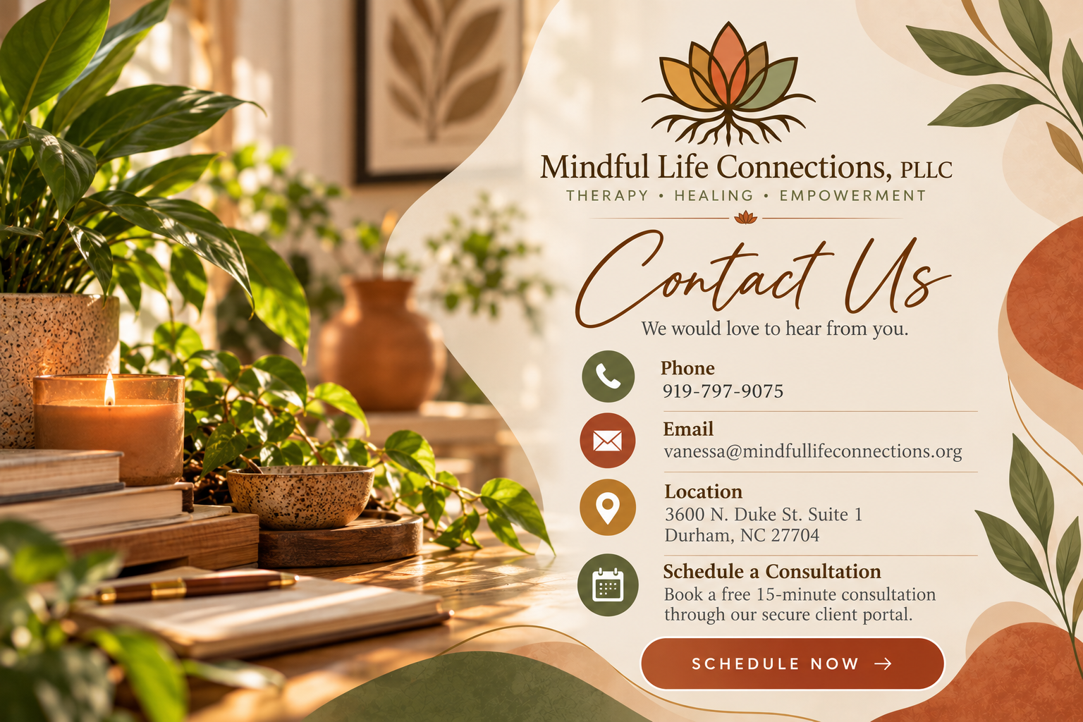 mindful therapy contact card